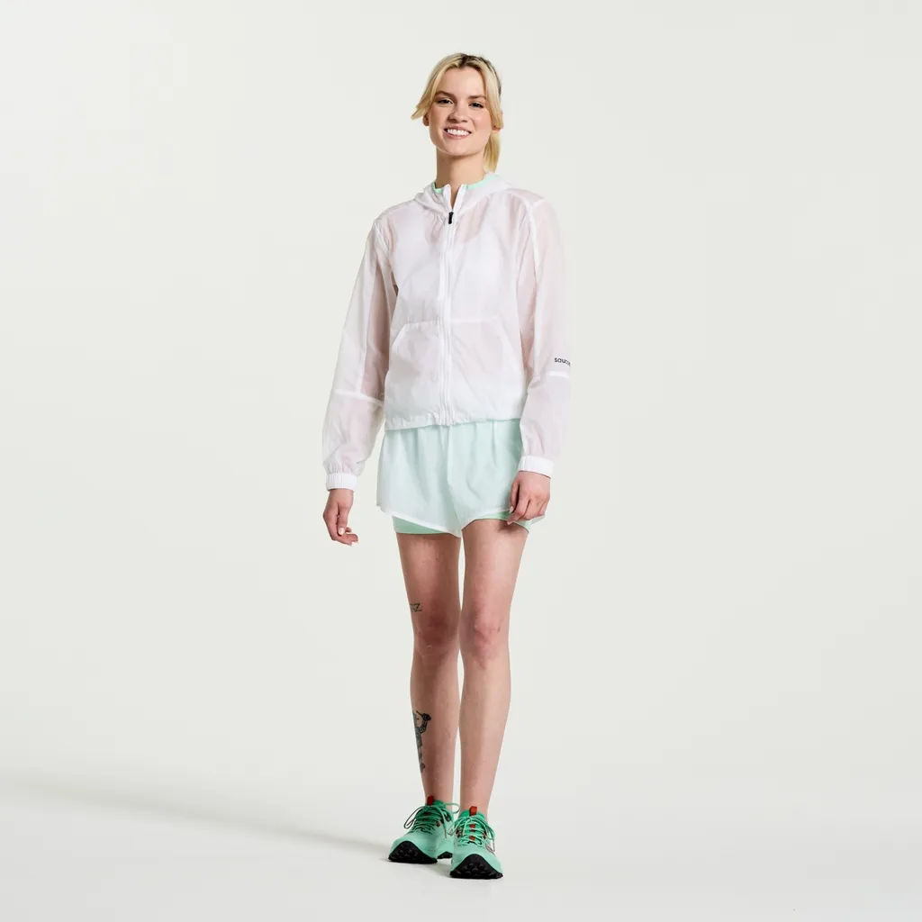 Saucony Elevate Packaway Jacket Women's Jacket - SAW800429-WH