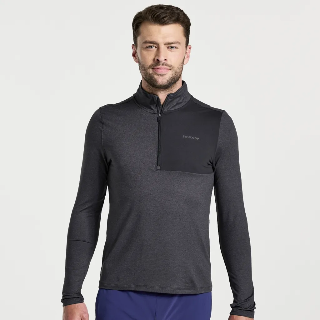 Mens saucony quarter clearance zip