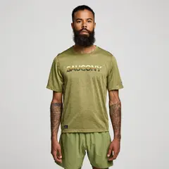 Saucony Stopwatch Graphic Ανδρικό Κοντομάνικο