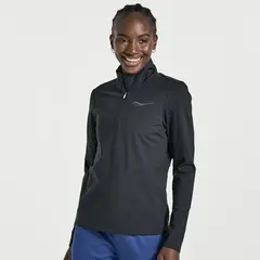 Saucony Solstice 1/4 Zip Γυναικείο Φούτερ, Μέγεθος: XS