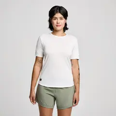 Saucony Stopwatch Γυναικείο Κοντομάνικο, Μέγεθος: XS