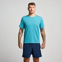 Saucony Stopwatch Ανδρικό Κοντομάνικο, Μέγεθος: S