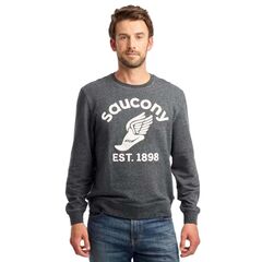 Saucony Midweight Graphic Crew Sweater, Μέγεθος: S