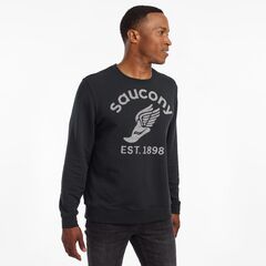 Saucony Midweight Graphic Crew Ανδρικό Φούτερ, Μέγεθος: S