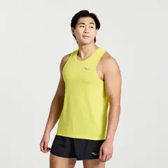 Saucony Stopwatch Singlet Ανδρικό Αμάνικο, Μέγεθος: S
