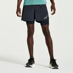 Saucony Pinnacle 5" 2-In-1 Short Aνδρικό Σορτς, Μέγεθος: S