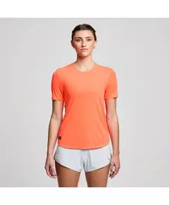 Saucony Stopwatch Short Sleeve Γυναικείο Κοντομάνικο, Μέγεθος: XS