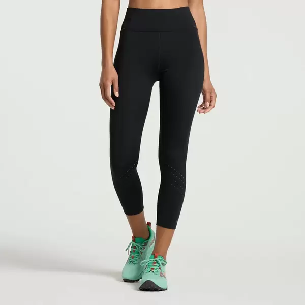 Saucony Explorer Utility Crop Tight Γυναικείο Κολάν, Μέγεθος: XS