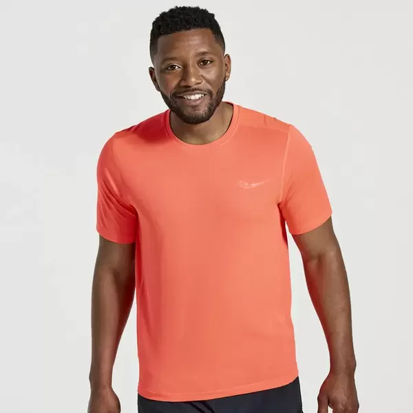 Saucony Stopwatch Ανδρικό Κοντομάνικο, Μέγεθος: S