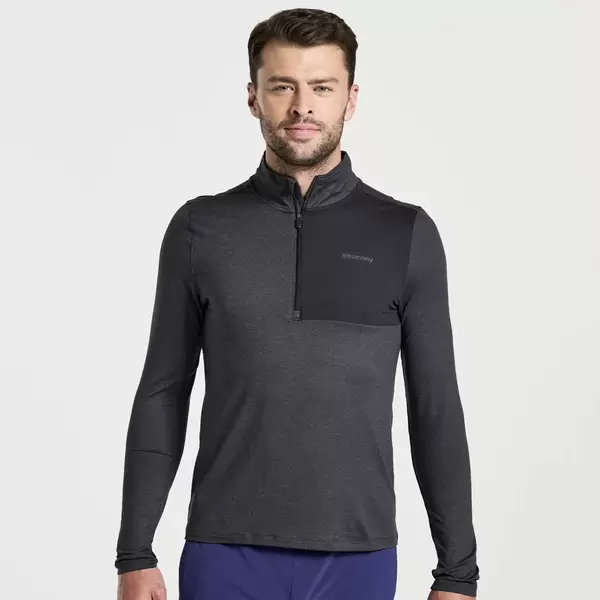 Saucony Sunday 1/4 Zip Ανδρικό Φούτερ, Μέγεθος: S