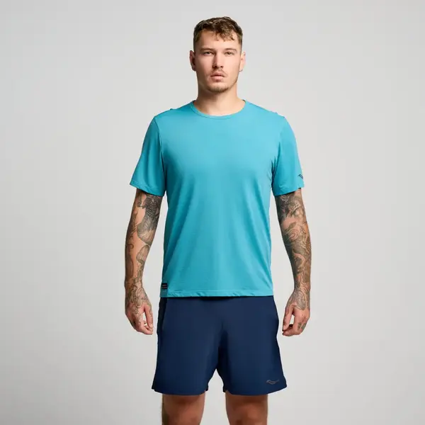 Saucony Stopwatch Short Sleeve Men's T-Shirt, Size: S